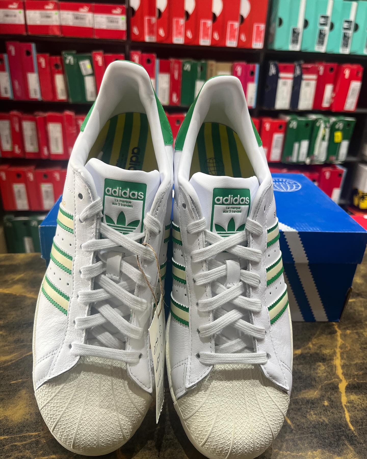 Adidas Superstar Whitegreen - Smart Khareed