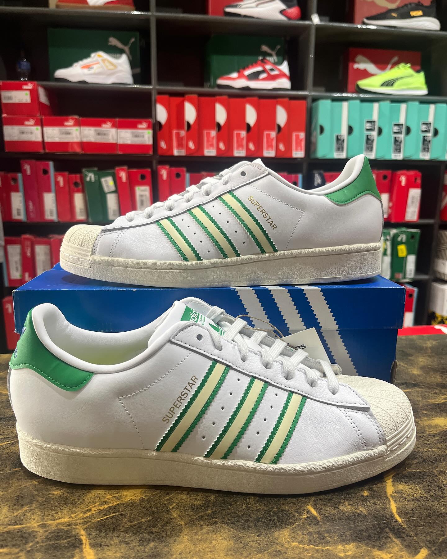 Adidas Superstar Whitegreen - Smart Khareed