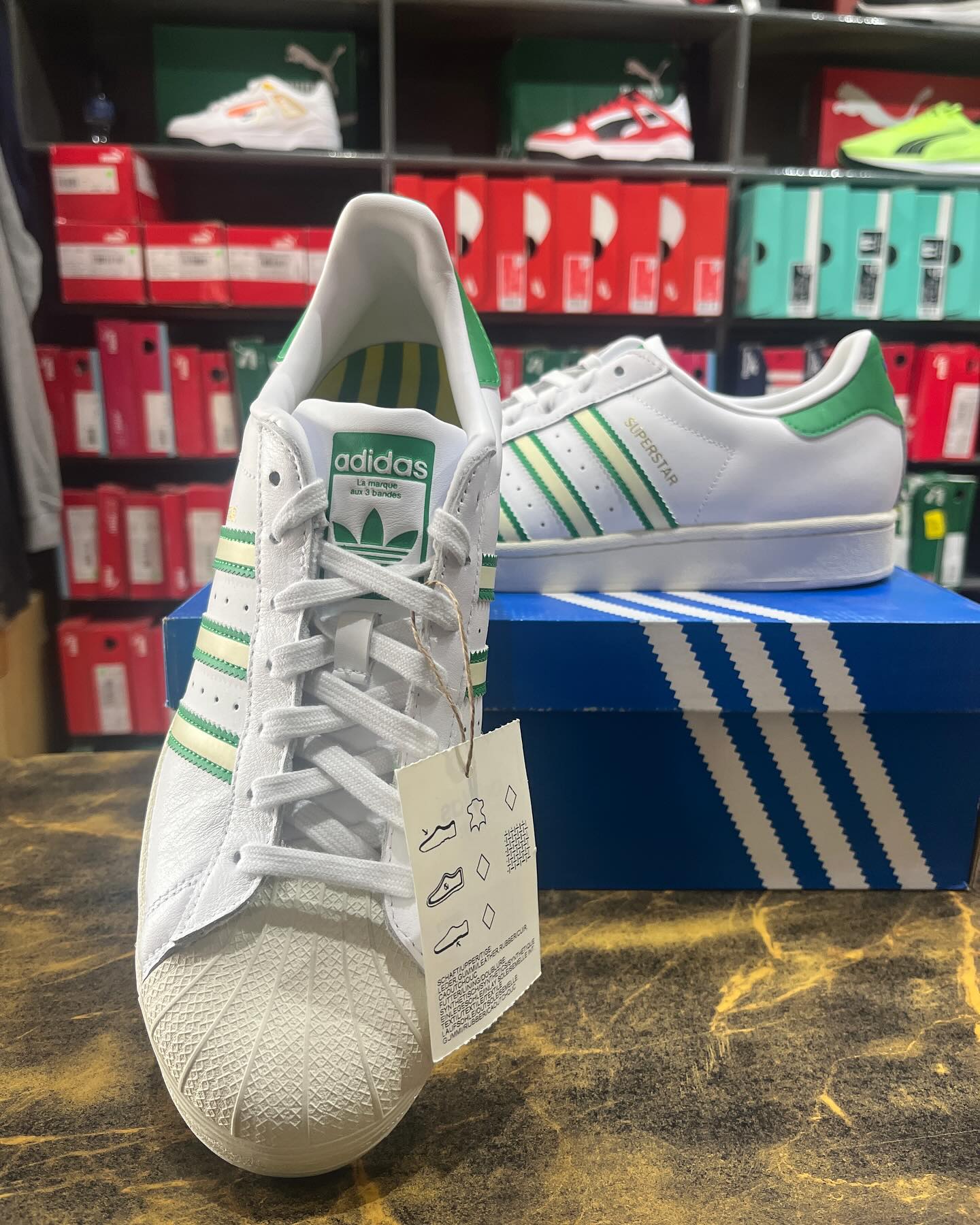 Adidas Superstar Whitegreen - Smart Khareed