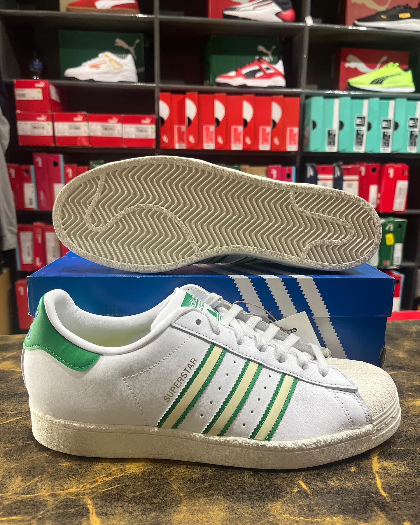 Adidas Superstar Whitegreen - Smart Khareed