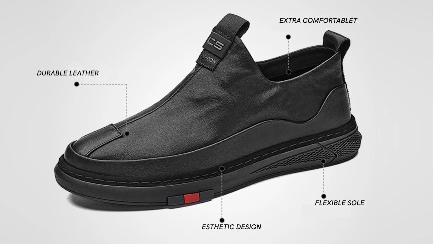 Black Casual shoes - Smart Khareed
